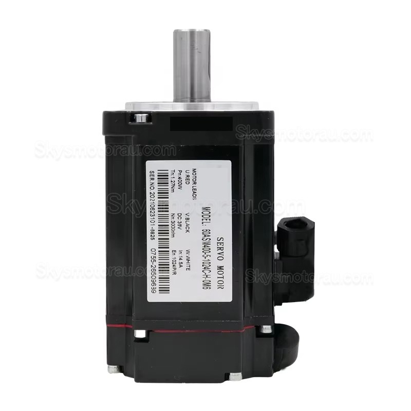 48V 400W 60mm DC Servo Motor 60ASM400-1024C 10A 1.27N.m 3000RPM L=98.3mm with 1024 Lines Encoder